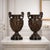 GRAND TOUR PATINATED BRONZE TOWNLEY VASES, A PAIR Probably French, cast circa 1870 10" H x 4" D (base) x 5 5/8" W Cast in...