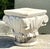 Stone Vintage Carved Marble Column Side Table For Sale - Image 7 of 12