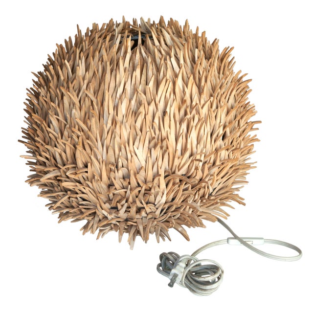 Postmodern Vintage Sea Urchin Table/Wall Lamp For Sale - Image 3 of 6