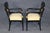 Set 4 Regency Style Ebonized& Gold 1960's Armchairs For Sale In Philadelphia - Image 6 of 13