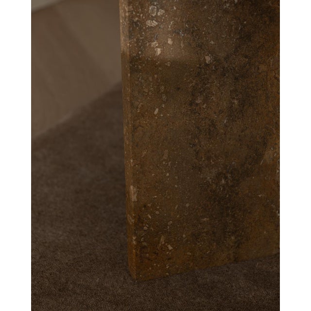 Beige Vintage Travertine Coffee Table, 1970s For Sale - Image 8 of 18
