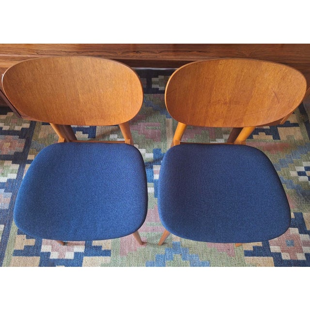 Vintage Danish Teak Dining Chairs, 1960s, Set of 2 For Sale - Image 5 of 8