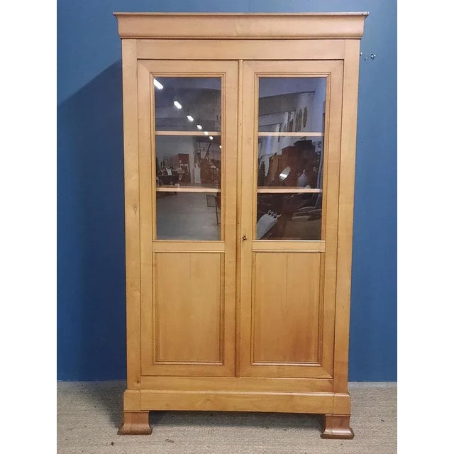 Louis Philippe Style Library in Merisier For Sale - Image 9 of 10