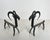 1950s Pair of Wrought Iron Andirons Representing a Goat in the Edouard Schenck Style For Sale - Image 5 of 12