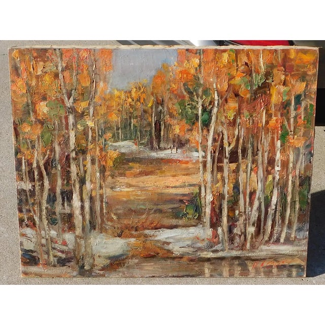 Early 20th Century Marco Gomez B.1910, Noted Az/Ca Artist, Oil/Canvas 24 X 30 For Sale - Image 5 of 6