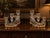 1930s Cambridge Glass Valencia Etched & Gilt 3-Light Candelabra – Pair For Sale - Image 12 of 17