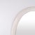 Oval White Painted Mirror with Wooden Frame, 1940s For Sale - Image 3 of 7