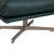 Set of Green Leather Boss Armchair and Ottoman with Manual Function from Flexform For Sale - Image 10 of 18
