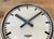 Industrial Factory Beige Wall Clock, Austria, 1960s For Sale - Image 10 of 17