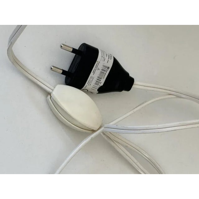 White Acrylic Table Lamp, 1970s For Sale - Image 12 of 13