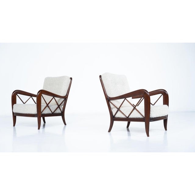 Mid-Century Modern Armchairs by Paolo Buffa, Italy, 1950s, Set of 2 For Sale - Image 3 of 18