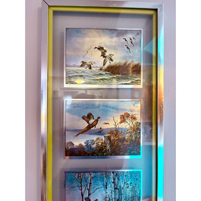 Realism Vintage David A. Maass Wilderness Wings Wildlife Foil-Etch Prints, Framed Set of 4 For Sale - Image 3 of 14