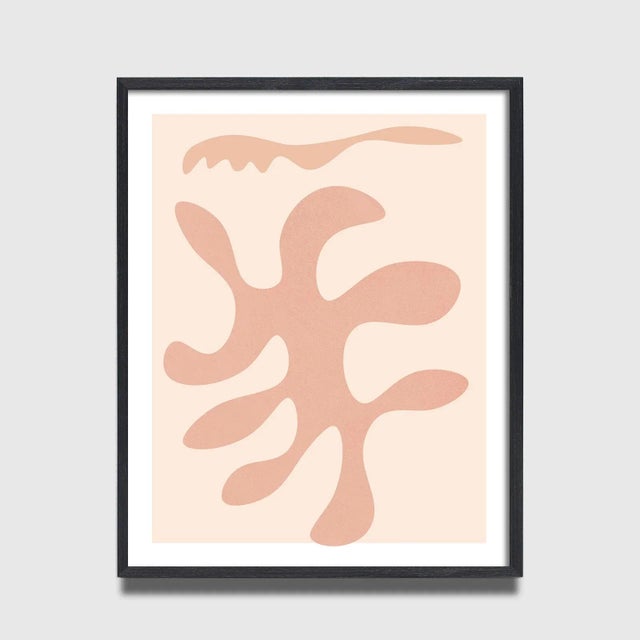 This series of new abstracts use playful biomorphic forms with a classic modern design palette. Unframed print on 100%...