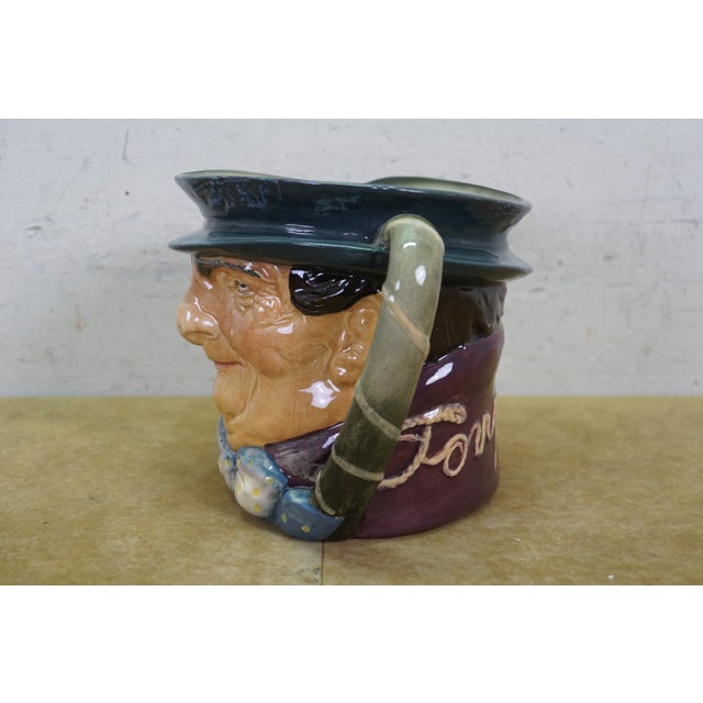 Mid 20th Century Royal Doulton English Traditional Tony Weller Charles Dickens XL Toby Character Jug For Sale - Image 5 of 12