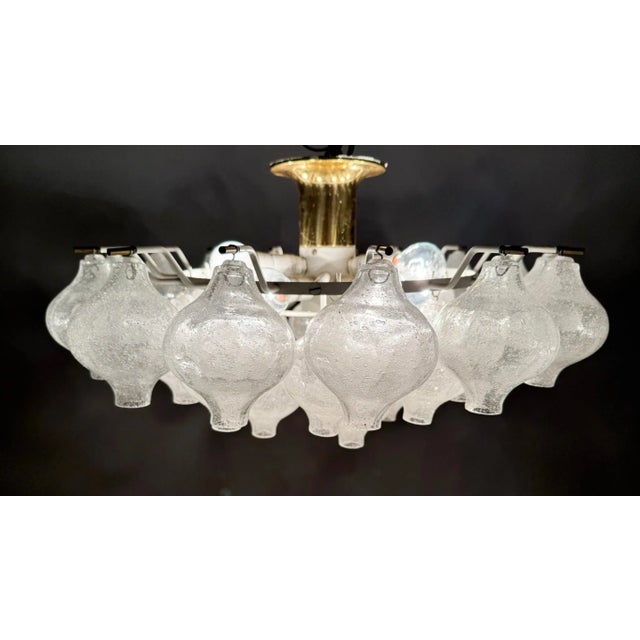 Austrian Tulip Pendant Lamp by J.T. Kalmar, 1970s For Sale - Image 17 of 18
