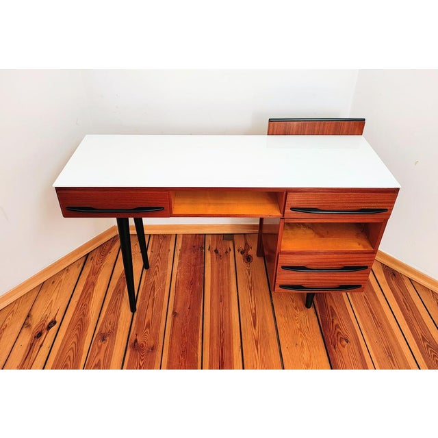 Czechoslovakian Desk attributed to M. Pozar for Up Závody, 1960s, Set of 2 For Sale - Image 15 of 18