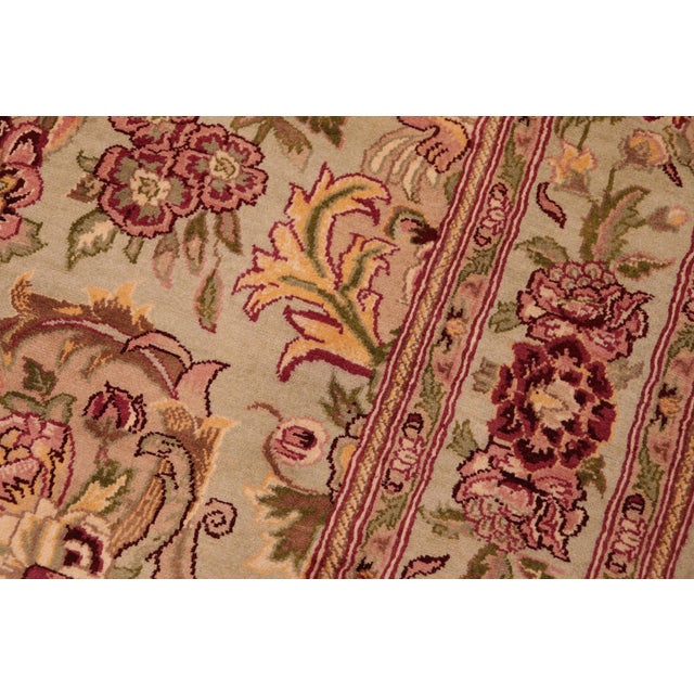 1990s Art Nouveau 1990's William Morris Wool Rug 6"x9" For Sale - Image 5 of 9