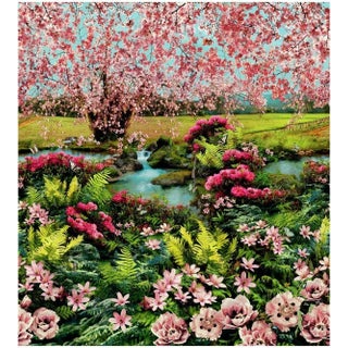 Jean Paul Gaultier for The House of Scalamandr�� Festival Wall Mural, Multico For Sale