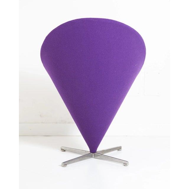 Verner Panton Cone Chair by Verner Panton, 1950s For Sale - Image 4 of 7