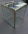 Metal Vintage 1980s 24k Gold Leaded Beveled Glass Tissue Box Cover For Sale - Image 7 of 10