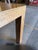 Postmodern Vintage Postmodern Solid White Oak Parsons Dining Table For Sale - Image 3 of 12