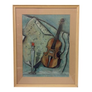 Original Forsyth Pastel Drawing on Strathmore Paper For Sale