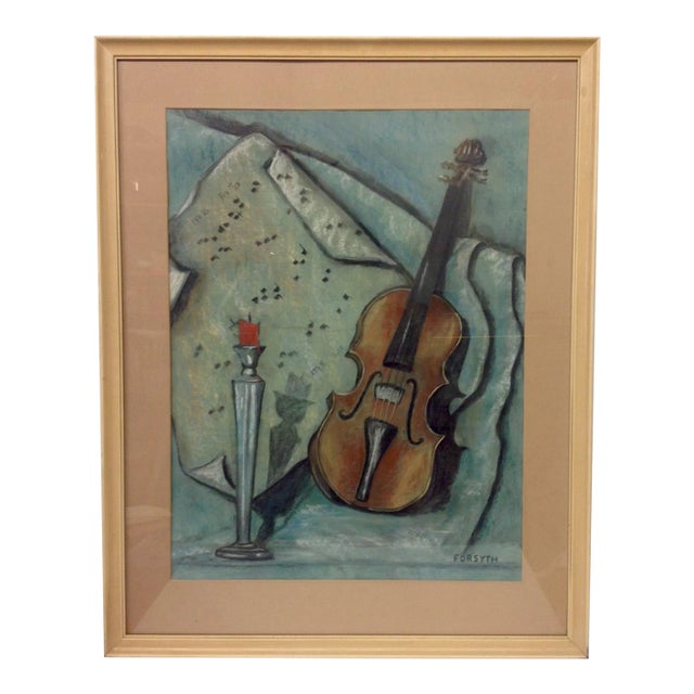 Original Forsyth Pastel Drawing on Strathmore Paper For Sale