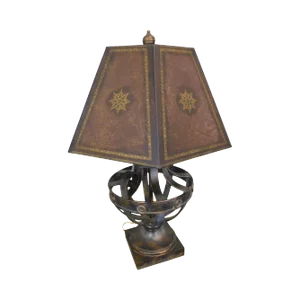 Regency Style Metal Table Lamp Possibly Maitland Smith