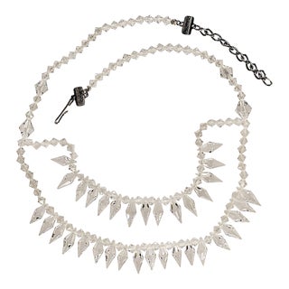 Sparkling Crystal Necklace For Sale