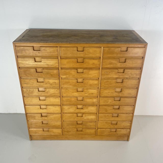 Mid-Century Haberdashery Bank of Drawers, 1940s For Sale - Image 3 of 15