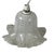 Metal Murano Italian Swirl Hankerchief Shaped Lamp in Glass For Sale - Image 7 of 8