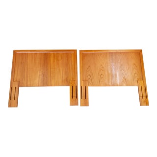 Vintage Vinde Mobelfabrik Teak Twin Headboards - a Pair For Sale