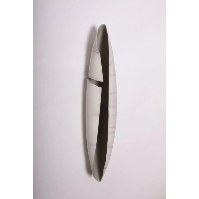 Contemporary Contemporary Porcelain Wall Art / Hanging Vessel by Ceramic Artist, Paula Murray For Sale - Image 3 of 11