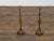 19th-Century English Bronze Andirons with Gothic Details and Heart Finials For Sale - Image 4 of 12
