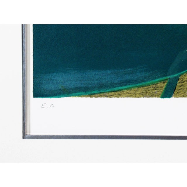 Jean-Pierre Cassigneul, "La Lettre" Large color lithograph, 1990 For Sale In San Francisco - Image 6 of 10