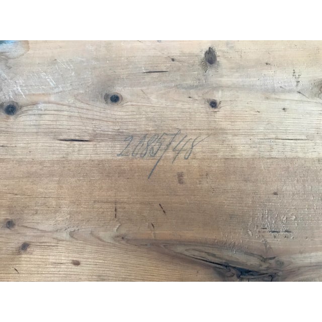 Tan Mid 20th Century Wicker Chest With Handles For Sale - Image 8 of 12