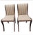 Duncan Phyfe Style Mahogany Striped Upholstered Chairs, a Pair For Sale In Washington DC - Image 6 of 6