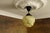 1930s Art Deco Ivory and Brown Marbled Glass Pendant Light, Germany, 1930s For Sale - Image 5 of 18
