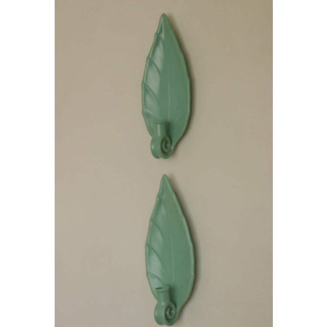 Mid-Century Modern Swedish Ceramic Sconces by Bo Fajans, Set of 2 For Sale - Image 5 of 18