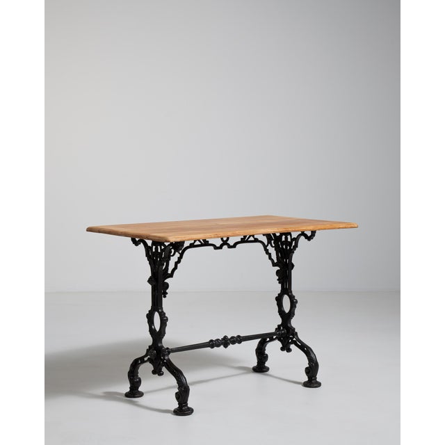 Cast Iron Bistro Table, Antique, France, Circa 1900 For Sale - Image 11 of 12