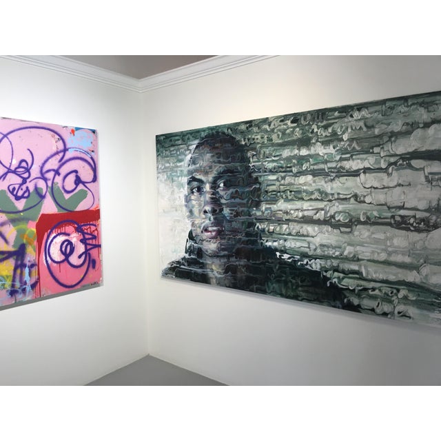 Textile Christina Major Oil on Canvas Titled: "Adorn" For Sale - Image 7 of 7