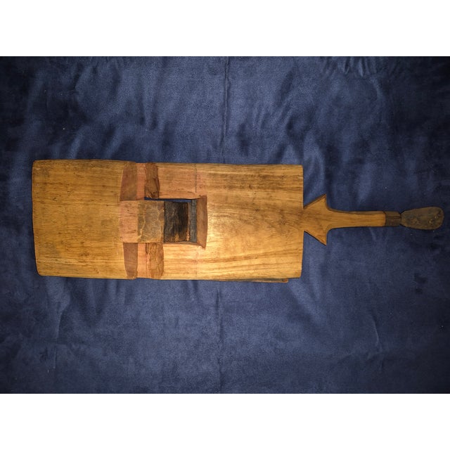Mid 20th Century Vintage Mbuzi, a Traditional Folding Coconut-Grater Stool For Sale - Image 5 of 10