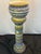 Ceramic Franco Mari Deruta Hand-Painted Italian Maiolica Jardinière and Pedestal For Sale - Image 7 of 12
