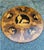 Great sized late 19th-early 20th century black forest carved and inlaid table with scenes of stags.