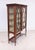 Edwardian Sheraton Revival Inlaid Mahogany Display Cabinet with Glazed Doors, 1890s For Sale - Image 5 of 10