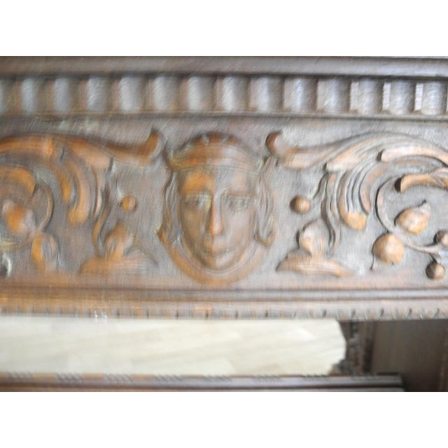 Vintage Art Deco Eagle Ornate Desk, 1920s For Sale - Image 17 of 18