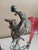Wilcox Figural Silver Plate Epergne With Cranberry Glass For Sale In Minneapolis - Image 6 of 14