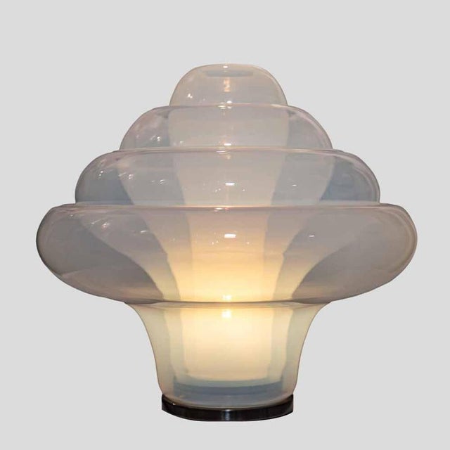 Glass Lotus LT305 Lamp from AV Mazzega, 1970s For Sale - Image 10 of 10