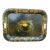Antique Hand Painted Tole Serving Tray For Sale