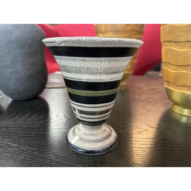 1920s Vase in Cracked Ceramic by Lucien Brisdoux, 1925 For Sale - Image 5 of 7